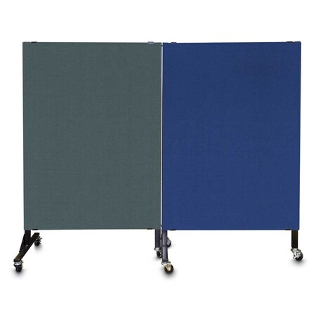 United Visual Products Enclosed Corkboard, 1 Door, 72"x48", 4" Fra UV3426-BLACK-CINNABA